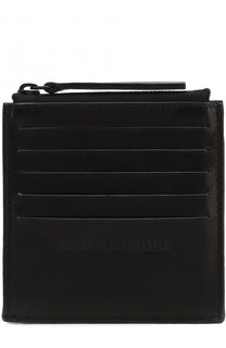Кожаный футляр для кредитных карт с отделением на молнии Ann Demeulemeester