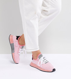 Розово-красные кроссовки adidas Originals Deerupt Runner - Розовый