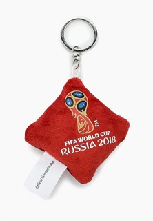 Брелок 2018 FIFA World Cup Russia™ FIFA-2018 плюш.брелок-подушечка с термопринтом Zabivaka Header 6х6 см на карте 9х12 см