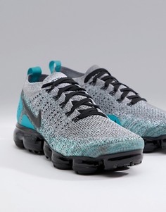 Серые кроссовки Nike Running Air VaporMax Flyknit 2 942842-104 - Серый