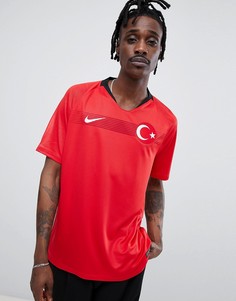 Красная рубашка Nike Football Turkey Home Stadium 893900-657 - Красный