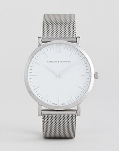 Серебристые часы Larsson & Jennings Lugano - 40 мм - Серебряный