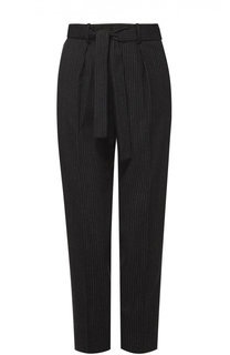 Укороченные брюки в полоску с поясом Polo Ralph Lauren