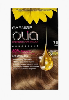 Краска для волос Garnier "Olia", стойкая, без аммиака, оттенок 7.0, Русый