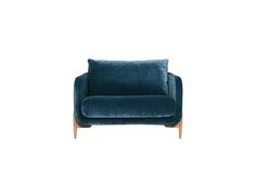 Кресло jenny (sits) синий 117x84x97 см.
