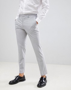 Серые брюки слим Burton Menswear - Серый