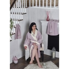 Набор халат с полотенцем Karna махровый Adra S/M светло-лаванда (2738/CHAR007)
