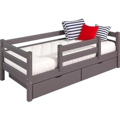 Детская кровать Мебельград Соня с задней по центру вариант 4 лаванда
