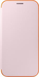 Чехол-книжка Samsung Neon Flip Cover EF-FA720 для Galaxy A7 (2017) (розовый)