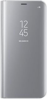 Чехол-книжка Samsung Clear View Standing EF-ZG955C для Galaxy S8+ (серебристый)
