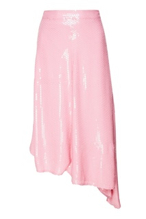 Розовая юбка с пайетками Msgm