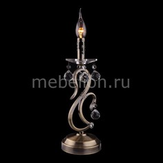Настольная лампа декоративная 12505/1T античная бронза Strotskis Eurosvet
