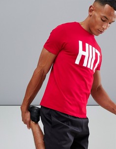 Красная футболка с логотипом HIIT - Красный