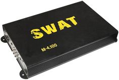 Усилитель автомобильный SWAT M-4.100, черный