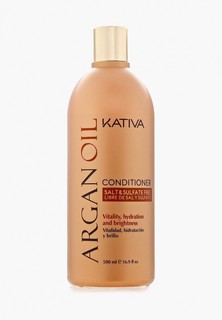 Кондиционер для волос Kativa Увлажняющий с маслом Арганы, 500 мл