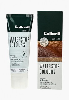 Крем для обуви Collonil Waterstop Colours, бесцветный, для гладкой кожи, 75 мл.