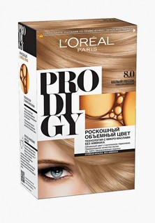 Краска для волос LOreal Paris LOreal "Prodigy" без аммиака, оттенок 8.0, Белый Песок Светло-Русый