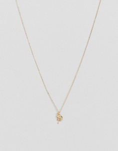 Ожерелье с подвеской в виде фламинго Nylon - Золотой