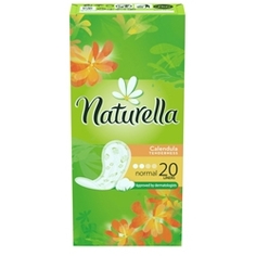 NATURELLA Женские гигиенические прокладки на каждый день Calendula Tenderness Normal (с ароматом календулы) Single 20 шт.