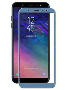 Аксессуар Защитное стекло для Samsung Galaxy A6 2018 Neypo Full Screen Glass Blue Frame NFG4598