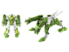 Игрушка Город игр Робот трансформер Дракон М Green GI-6683