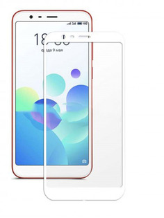 Аксессуар Защитное стекло для Meizu M8c DF Full Screen White mzColor-22