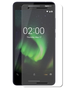 Аксессуар Защитное стекло для Nokia 2.1 2018 DF Full Screen Black nkColor-15