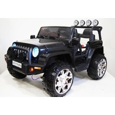 Электромобиль River Toys JEEP M777MM (4*4) черный с дистанционным управлением - M777MM-BLACK-4*4