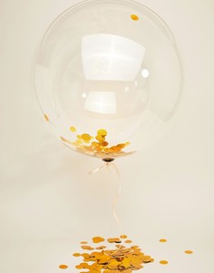 Набор воздушных шаров с золотистым конфетти Ginger Ray - Мульти