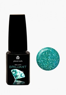 Гель-лак для ногтей Planet Nails "BRILLIANT" 710 Изумруд, 8 мл