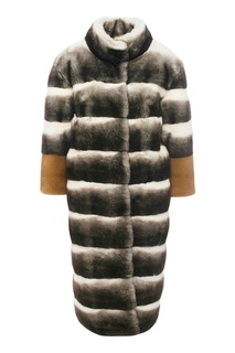 Пальто с контрастным дизайном Color Temperature