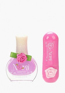 Набор косметики Nomi Лак для ногтей №26, Детский бальзам для губ "Bubble gum"