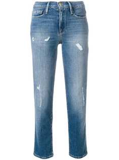 укороченные джинсы прямого кроя Frame Denim