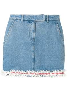 джинсовая юбка с рюшами на подоле Jour/Né
