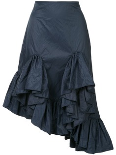 асимметричная юбка с рюшами Marques'almeida