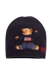 Шапка с медведем Ralph Lauren Kids