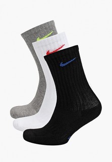 Носки 3 пары Nike KIDS PERFORMANCE CUSHIONED CREW TRAINING SOCKS (3 PAIR)