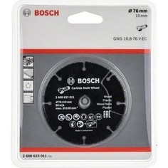 Диск пильный Bosch по дереву 76 мм для GWS 10.8 твердосплавный (2.608.623.011)