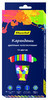 Карандаши цветные Silwerhof 134212-12 Цветландия шестигран. пластик 12цв. коробка/европод.