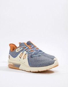 Премиум кроссовки кремового цвета Nike Running Air Max sequent 3 ar0253-400 - Кремовый