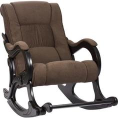 Кресло-качалка Мебель Импэкс МИ Модель 77 венге, обивка Verona Brown