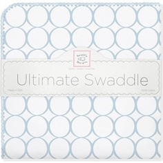 Фланелевая пеленка SwaddleDesigns для новорожденного Ultimate Blue Mod on WH (SD-022PB)