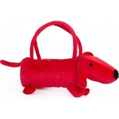 Мягкая игрушка Button Blue Собачка-сумочка красная, 35 см (66-OT169486-A)