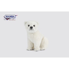 Мягкая игрушка Hansa Медвежонок белый, 24 см (7042)
