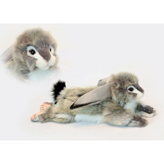 Мягкая игрушка Hansa Заяц вислоухий серый, 40 см (6522)