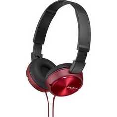 Наушники Sony MDR-ZX310 red