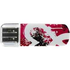 Флеш накопитель Verbatim 8GB Mini Graffiti Edition USB 2.0 Красный (98165)