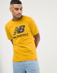Желтая футболка с логотипом New Balance MT83530_BR1 - Желтый