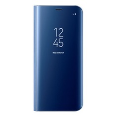 Чехол (флип-кейс) SAMSUNG Clear View Standing Cover, для Samsung Galaxy S8, голубой [ef-zg950clegru]