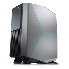 Компьютер ALIENWARE Aurora R7, Intel Core i5 8400, DDR4 16Гб, 1000Гб, 256Гб(SSD), AMD Radeon RX 580 - 8192 Мб, DVD-RW, Windows 10 Home, серебристый [r7-9942]